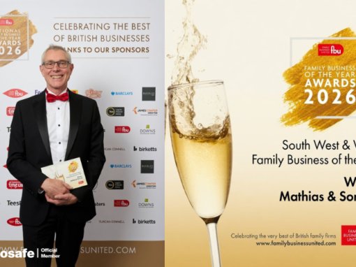Mathias & Sons Named Family Business of the Year for South West & Wales Mathias & Sons Named Family Business of the Year for South West & Wales